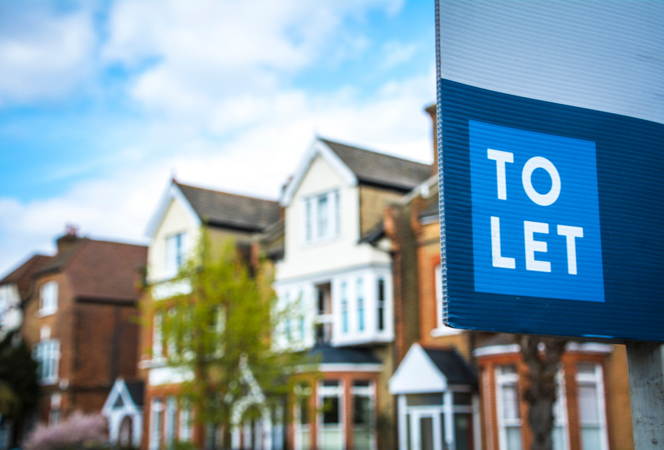 Property with a “to let” sign outside.