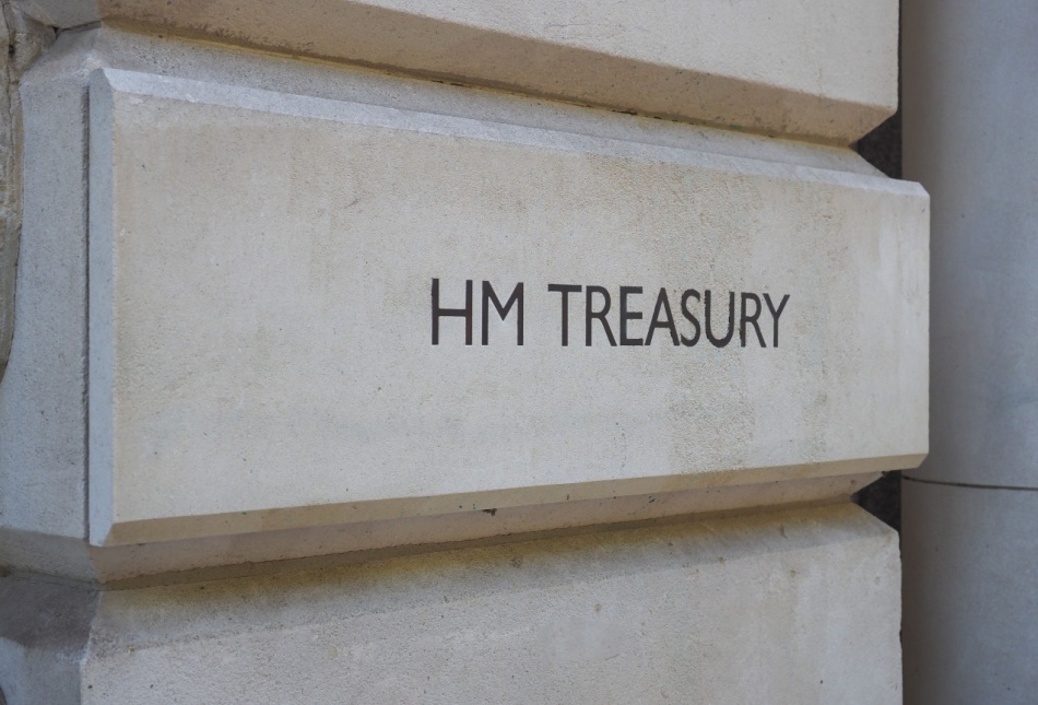 exterior of HM Treasury, London